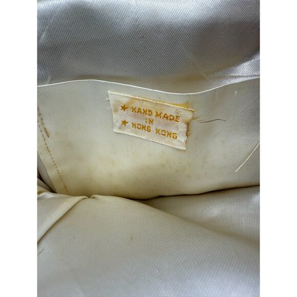 Vintage Shell Beaded Kiss lock Top Handle bag*Ornate Art Deco Style*hand beaded - Picture 2 of 8